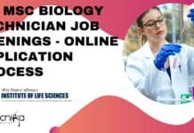 ILS MSc Biology Technician Job Openings – Online Application Process ILS MSc Biology Technician