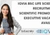IQVIA BSc Life Sciences Recruitment – Scientific Promotion Executive Vacancy Available IQVIA BSc Job Opening