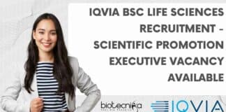 IQVIA BSc Job Opening