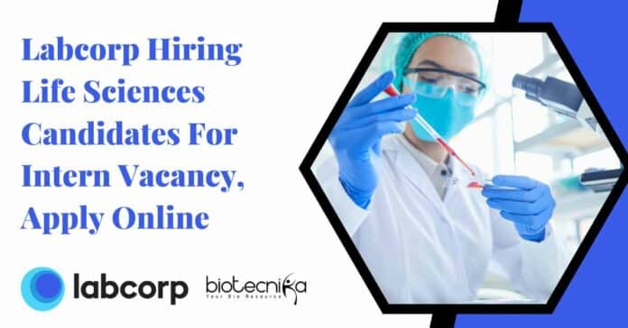 Labcorp Hiring Life Sciences