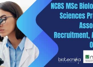 NCBS MSc Biological Sciences