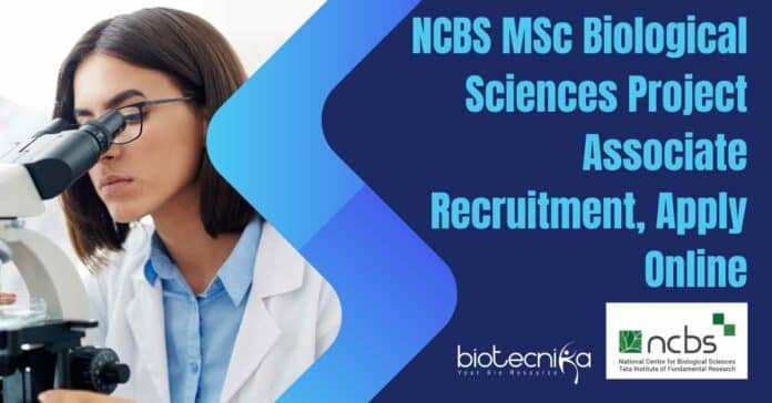 NCBS MSc Biological Sciences