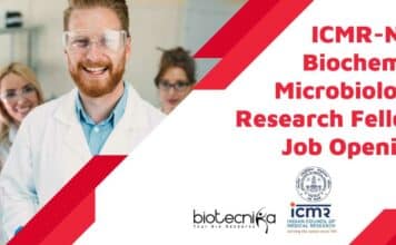ICMR-NIN Biochem & Microbiology Research Fellow Job Opening NIN Biochem & Microbiology