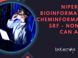 NIPER MSc Bioinformatics, Cheminformatics SRF – NON-NET Can Apply NIPER MSc Bioinformatics Job
