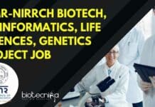 ICMR-NIRRCH Biotech, Bioinformatics, Life Sciences, Genetics Project Job NIRRCH Job Opening 2022
