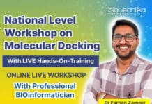 Molecular Docking National Workshop With LIVE Hands-On-Training