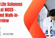 PhD Life Sciences Job at NICED – Attend Walk-In-Interview PhD Life Sciences Job