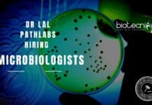 Dr Lal PathLabs Hiring Microbiologist – Apply Online Latest Microbiologist Job