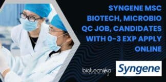 Syngene MSc Biotech