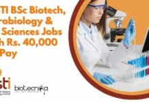 THSTI BSc Biotech, Microbiology & Life Sciences Jobs With Rs. 40,000 pm Pay THSTI BSc Biotech