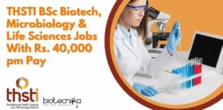 THSTI BSc Biotech