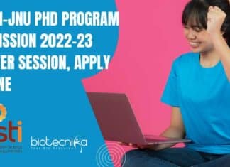 THSTI-JNU PhD 2022 Admissions