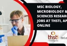 MSc Biology, Microbiology & Life Sciences Research Jobs at THSTI, Apply Online THSTI Vacancies For Biology