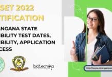 TS-SET 2022 Notification - Telangana State Eligibility Test Dates, Eligibility, Application Process
