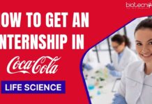 Lifesciences Coca Cola Internship - Is it Possible?