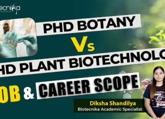 PhD Botany vs Plant Biotechnology Job & Career Scope
