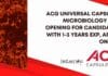 ACG Universal Capsules Microbiology Job Opening For Candidates With 1-3 Years Exp, Apply Online ACG Universal Capsules Microbiology