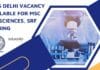 AIIMS Delhi Vacancy Available For MSc Life Sciences, SRF Opening AIIMS Delhi Vacancy Available