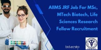 AIIMS JRF Job For MSc