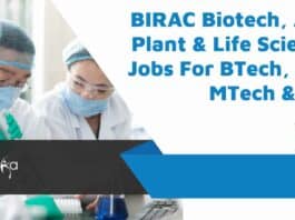 BIRAC Recruitment Latest