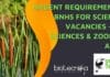 Urgent Requirement at BNHS For Scientist Vacancies – Life Sciences & Zoology Apply BNHS PhD Scientist Jobs