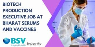 Biotech Production Executive Job