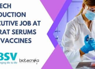 Biotech Production Executive Job