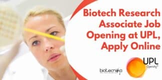 Biotech Research Associate Job
