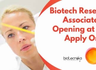 Biotech Research Associate Job