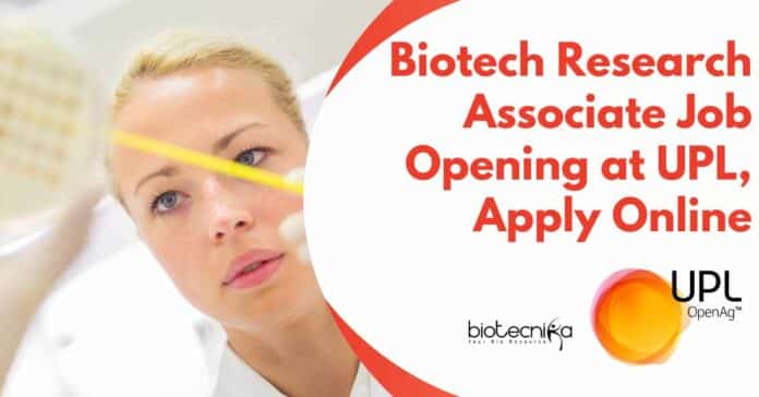 Biotech Research Associate Job