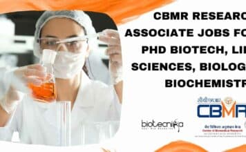 CBMR Research Associate Jobs