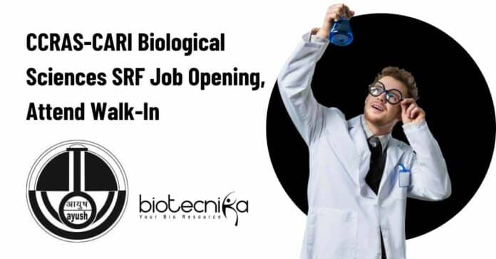 CCRAS-CARI Biological Sciences SRF