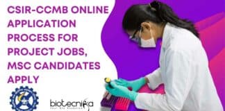 CSIR-CCMB Online Application Process For Project Jobs, MSc Candidates Apply