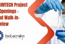 CSIR-IMTECH Project Job Openings – Attend Walk-In-Interview CSIR-IMTECH Project Job Openings