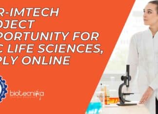 CSIR-IMTECH Project Opportunity