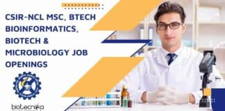 CSIR-NCL Bioinformatics Jobs