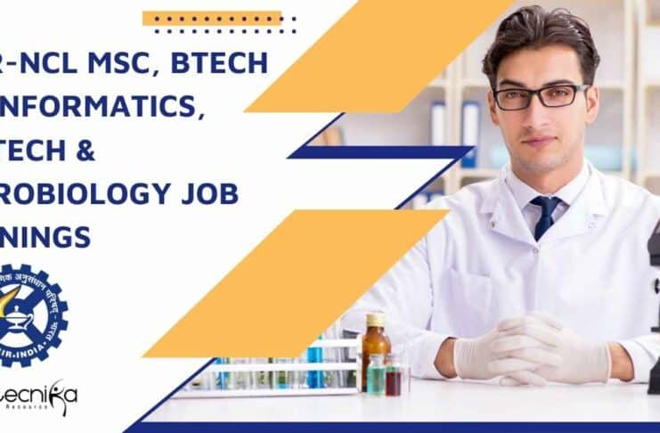 CSIR-NCL Bioinformatics Jobs