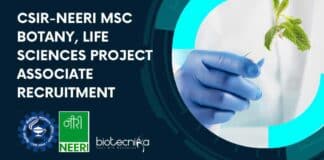 CSIR-NEERI MSc Botany