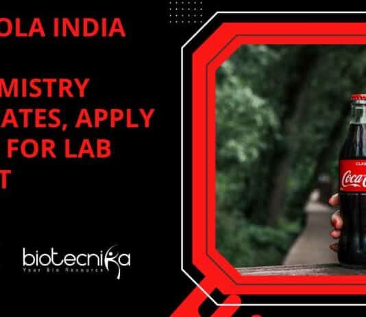 Coca Cola India Hiring