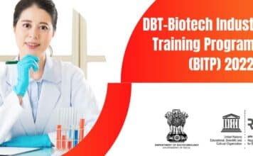 DBT-Biotech Industrial Training Programme (BITP) 2022-23 DBT-BITP 2022-23