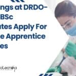 DRDO-INMAS Graduate Apprentice Recruitment