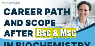 Scope of Biochemistry After BSc & MSc