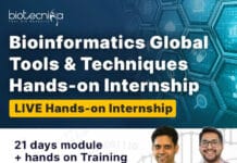 Important Announcement: Bioinformatics Global Tools & Techniques 21 Days Exclusive Hands-on Internship Postponed Important Announcement: Bioinformatics Global Tools & Techniques 21 Days Exclusive Hands-on Internship Postponed