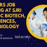 Freshers Job Opening at SJRI