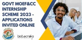 Govt MoEF&CC Internship 2023