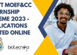 Govt MoEF&CC Internship 2023