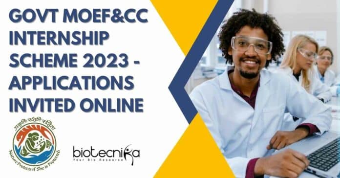 Govt MoEF&CC Internship 2023