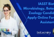 IASST Biotech, Microbiology, Botany & Zoology Candidates Apply Online For Lab Assistant Job IASST Lab Assistant Job