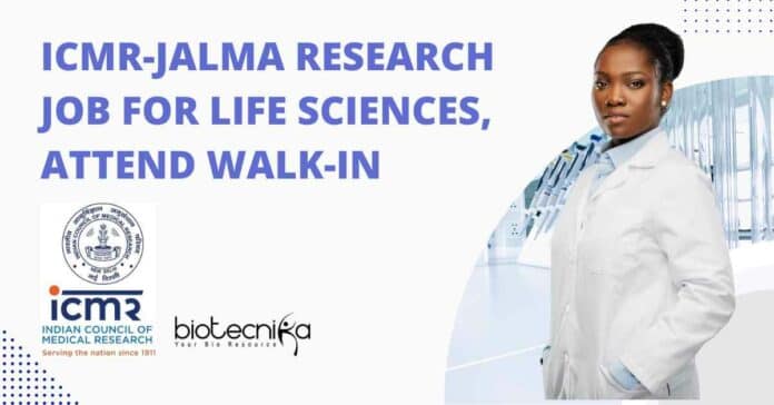 ICMR-JALMA Research Job
