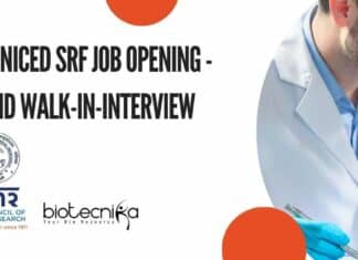 ICMR-NICED SRF Job Opening